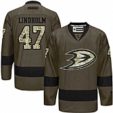Glued Anaheim Ducks #47 Hampus Lindholm Green Salute to Service NHL Jersey,baseball caps,new era cap wholesale,wholesale hats